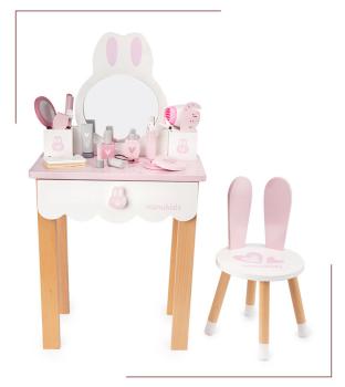 360Home weiß pink  Hasen Ohre Bunny ears Schminktisch